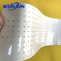 Papier réflecteur d'éclairage flexible personnalisé Kunxin, feuille réfléchissante optique autocollante en PET