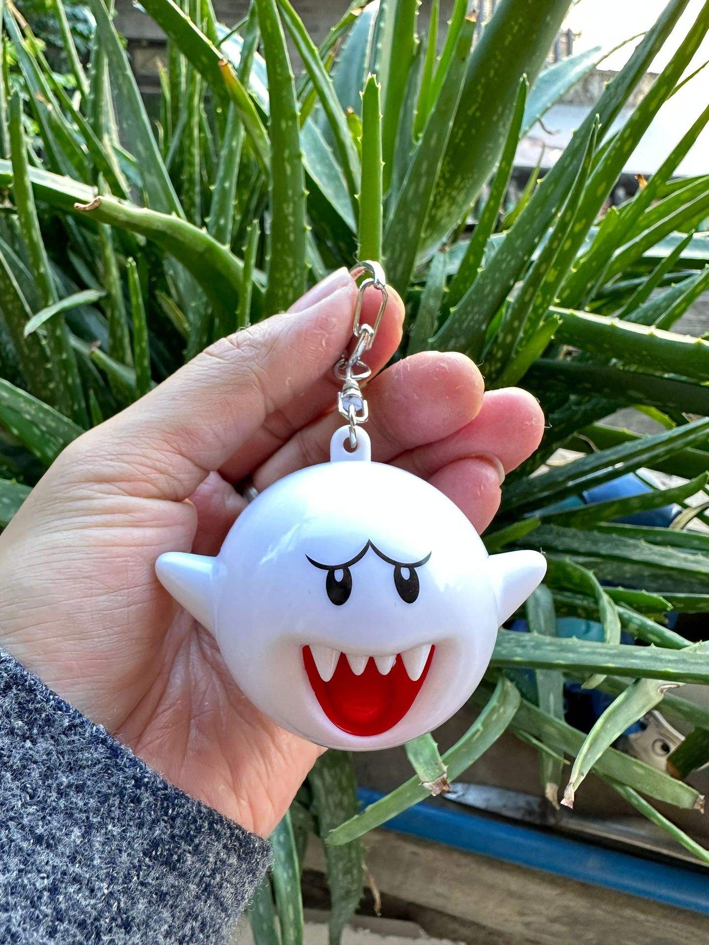 Porte-clés fantôme avec lumière