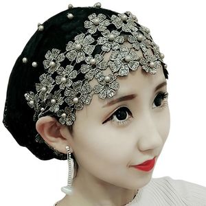 Gorro de encaje de alta calidad para mujer, estilo musulmán, sin borde, transpirable y ecológico, apto para todos. - Product Image 6
