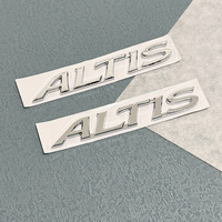 Autocollants de carrosserie de voiture de luxe en plastique ABS, emblèmes de coffre arrière pour ALTIS LOGO, haute qualité