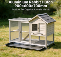 LEITE Cage de jardin en aluminium sur mesure, assemblée et soudée, accessoire pour outils de jardinage pour l'extérieur et la ferme