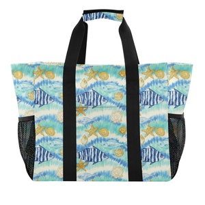 Sac fourre-tout ultime Aloha Hawaii personnalisé, sac de plage et d'épicerie réutilisable, sac fourre-tout en toile grande capacité, panier de rangement anti-poussière - Product Image 2
