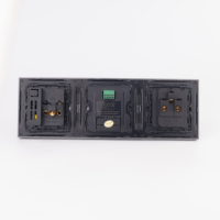 Module de panneau intelligent horizontal personnalisable Tuya Zigbee pour interrupteur et prise, idéal pour l'électricité sur mesure des chambres d'hôtel