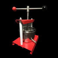 5l Geassembleerde Commerciële Fruitschroef Aluminium Tafelblad Cider Vruchtensap Maken Machine Wijnpers