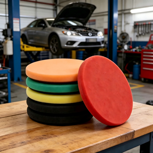 Buffing King - <span class=keywords><strong>Tampon</strong></span> de <span class=keywords><strong>polissage</strong></span> fin Meguiar's de 5 pouces - Spécialement conçu pour le <span class=keywords><strong>polissage</strong></span> et la rénovation des bus - Product Image 3