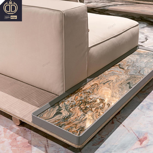 أريكة غرفة معيشة من الجلد الإيطالي بتصميم عصري فاخر على شكل حرف l 7 من الصين - Product Image 4