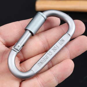 Chất Lượng Cao Ngoài Trời 8CM Ba Lô Carabiner Với Khóa D Shape Nhôm Leo Móc - Product Image 6
