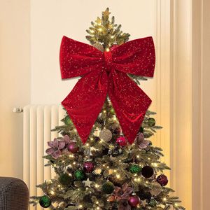 Classic Butterfly Design Customized Hot-Stamped Eco-Friendly Reusable Polyester Velvet Factory Xmas <b>Tree</b> Decorations Wedding - Product Image 2