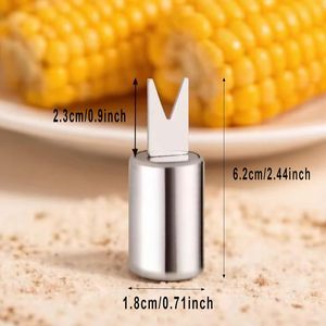 Stainless Steel Multi-Function <b>BBQ</b> Skewers & Baking <b>Tool</b> Set with Long Handle Reusable & Easily Cleaned for Outdoor Camping - Product Image 4