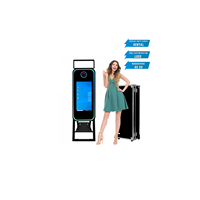 Miroir portable pliable de 40 pouces, nouveau, miroir magique tactile intelligent pour selfie, photomaton avec étui de transport