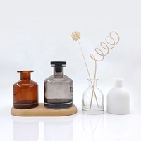 Diffuseur de parfum de luxe personnalisé, flacon d'huile essentielle, unique, en vrac, vide, bouchon en liège, mat