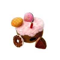 Nouveaux jouets écologiques pour chiens : jouet à mâcher en peluche en forme de gâteau, camion de crème glacée ou trous d'arbre, en nylon durable, pour jeux de cache-cache - Fournitures pour animaux de compagnie