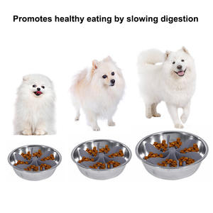 <span class=keywords><strong>Dispositif</strong></span> <span class=keywords><strong>anti</strong></span>-étouffement en silicone pour manger lentement, nouveau modèle avec ventouses, tapis de repas pliable à partager, antidérapant, bol/mangeoire sécurisé pour animaux de compagnie - Product Image 4