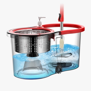 Cây Lau Nhà Kỳ Diệu Xoay 360 Độ Tự Rửa Bằng Sợi Nhỏ Sản Xuất Tại Nhà Máy Với Xô - Product Image 5