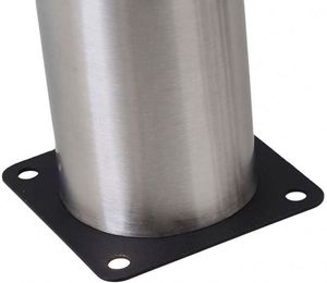 Hot Sale 2 Inch Brushed Nickel Furniture <b>Legs</b>-Durable Metal Construction <b>Adjustable</b> Height for Bedroom Outdoor & Hotel Use - Product Image 6