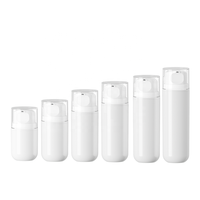 Flacon pompe sans air en plastique personnalisable, recyclable, en PP, avec impression sérigraphique pour l'emballage des soins de la peau
