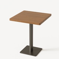 Ensemble de salle à manger en bois massif avec banquette rembourrée en PU vert et chaises en bois pour café et bistrot