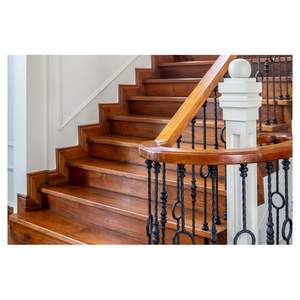 Escalier droit avec contremarche ouverte Look moderne, escaliers sans contremarches verticales pour une esthétique légère et aérée - Product Image 2