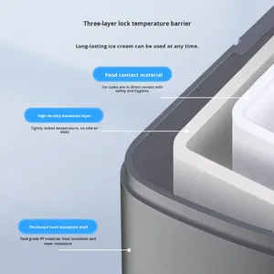 เครื่องทำน้ำแข็งอัตโนมัติรุ่นใหม่ปี 2025 ขนาดเล็ก ใช้ในบ้านและสำนักงาน ความจุขนาดใหญ่ 1.5 ลิตร - Product Image 4