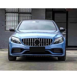 Pour Mercedes W205 C63 Kit Carrosserie C63s 2015-2019 Avant C-benz 200 C300 Grille D'échappement Berline 2017 Pare-chocs <span class=keywords><strong>C350e</strong></span> pour Mercedes W205 - Product Image 3
