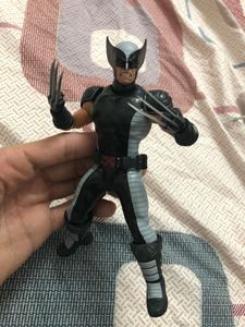 Mezco 1 thế hệ màu xám Sói hành động hình cầm tay X-Men vải <span class=keywords><strong>Wolverine</strong></span> chú di động mini PVC hình đóng hộp lấy cảm hứng đông lạnh - Product Image 2