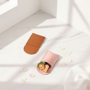 Étui en cuir PU pour flacon de parfum, étui portable pour flacon de parfum, porte-flacon de parfum, cadeau promotionnel pour mariage ou fête - Product Image 1