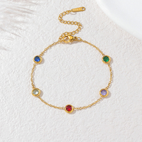 Fatingna Femme Mode Plaqué Or Collier Harnais Bracelet Ensemble de Bijoux pour Occasions Cadeaux