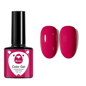 Vernis à ongles en gel rouge 7,3 ml, vernis en gel pour <span class=keywords><strong>manucure</strong></span>, art des ongles, base, couche de finition, lampe UV, semi-permanent, vernis UV - Product Image 1