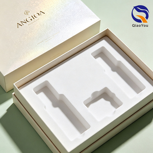 Boîte cadeau rigide personnalisée <span class=keywords><strong>de</strong></span> qualité supérieure avec estampage à chaud, emballage durable pour la vente au détail, pour les ensembles <span class=keywords><strong>de</strong></span> soins <span class=keywords><strong>de</strong></span> la peau en boutique - Product Image 2
