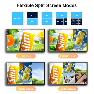 Écran tactile LCD OEM de <span class=keywords><strong>32</strong></span>, 43, 55, 65 pouces, affichage numérique mural, affichage publicitaire haute luminosité, kiosque pour les magasins de détail - Product Image 4