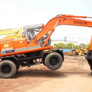 Excavadora de ruedas Hitachi EX100WD usada, excavadora de bajo precio - Product Image 1