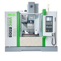 Centre d'usinage vertical CNC 3 axes DRC MACHINERY Mini VMC600 BT40 à haute précision, broche simple, GSK 25i