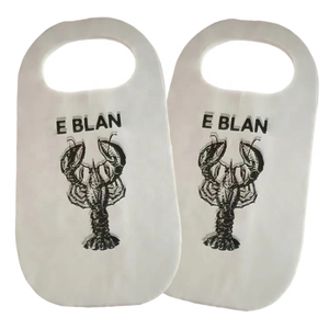 ผ้ากันเปื้อนลายกุ้งล็อบสเตอร์แบบใช้แล้วทิ้ง สำหรับร้านกาแฟ ร้านอาหาร ครัว ปู กุ้งทะเล ผ้ากันเปื้อนตลกๆ - Product Image 2