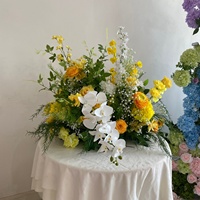 Kunstmatige Fabriek Groothandel Wit Aanpassen Nieuwste Ontwerpen Bloem Bal Centerpieces Voor Bruiloft Decoratie Voor Feest Evenement