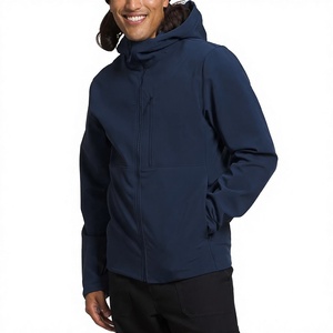 Custom Men Full Zip Hoodie Windbreaker Water Resistant Outdoor Sport Jacket Wholesale - Product Image 1