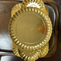 Assiettes et bols en papier ronds écologiques jetables pour hôtels et réceptions de mariage