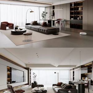 Meuble TV de style moderne haut de gamme pour la maison, meubles en bois sur mesure pour hôtel, appartement, séjour, fabrication - Product Image 5