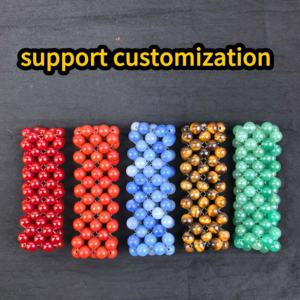 Nouveauté Bracelet en pierres naturelles de 8 mm, <span class=keywords><strong>quartz</strong></span> poli, matériaux mixtes faits à la main, cristal, pour cadeau, filles - Product Image 3