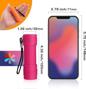 Mini Linterna LED Táctica Ligera de ABS con Logotipo Personalizable, Color Personalizable, Batería AAA - Regalo para Camping - Product Image 2