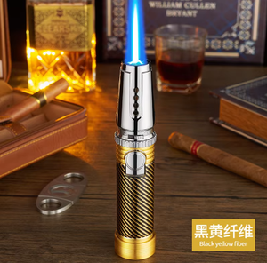 Encendedor de pistola pulverizadora de cigarros con llama ajustable, nueva antorcha, recargable para cigarrillos de butano encendedor, vela de cocina, barbacoa, Camping - Product Image 4