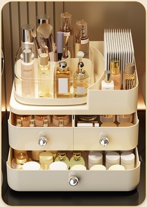 2025 ánh sáng mới sang trọng mỹ phẩm hộp lưu trữ-Máy tính để bàn/bàn trang điểm tổ chức cho các sản phẩm chăm sóc da, son môi & bàn chải trang điểm - Product Image 5