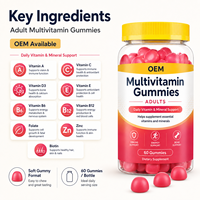 Gommes multivitaminées essentielles de qualité supérieure avec biotine et zinc pour le soutien quotidien de la santé – Fabricant professionnel de gommes