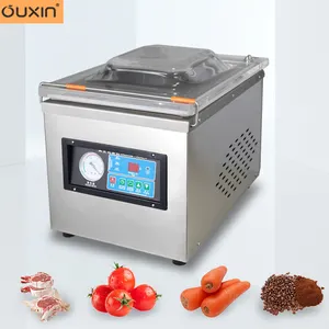 New arrival Desktop Small Single Chamber Vacuum Machine Intelligent Sealing and Packaging Machine for Dried vegetable Meat