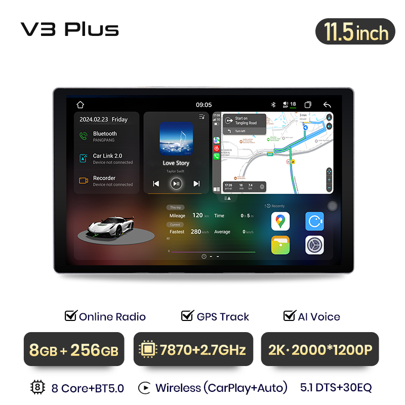 11,5" V3 Plus (8 Go + 256 Go)