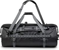 Échantillon Gratuit Sac à Dos Étanche en Cuir Véritable avec Cadre Externe 36-56L pour Camping Pêche et Matériel de Pêche avec Porte-Canne Rembourré