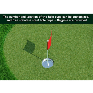 Nhà máy tùy chỉnh Sân Golf mini 18 lỗ thiết kế miễn phí có thể gập lại di động cỏ nhân tạo Golf đặt màu xanh lá cây - Product Image 5
