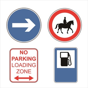 تحذير حركة المرور على الطرق التلقائي المعدني وسم حركة المرور المورد بالجملة - Product Image 2