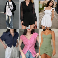 Vêtements d'été 2026 pour femmes : hauts et robes en gros, vêtements d'occasion à bas prix, faible MOQ, livraison en vrac, en solde