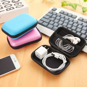 Earphone case, data cable <b>storage</b> bag, zippered square fidget spinner <b>storage</b> <b>box</b>, coin purse. - Product Image 1
