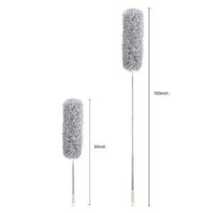 Jesun Vente en gros de plumeaux de nettoyage extensibles en microfibre, lavables, réutilisables, plumeaux rétractables pour le nettoyage - Product Image 1